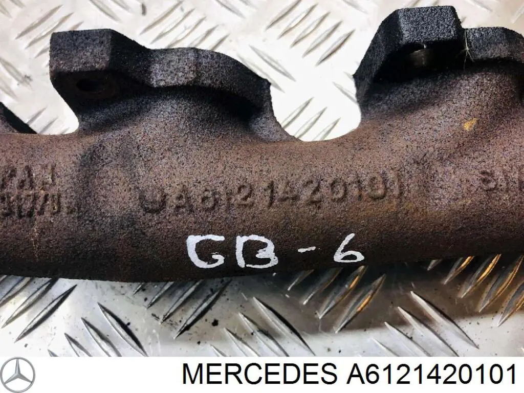 A6121420101 Mercedes Tubo coletor de escape