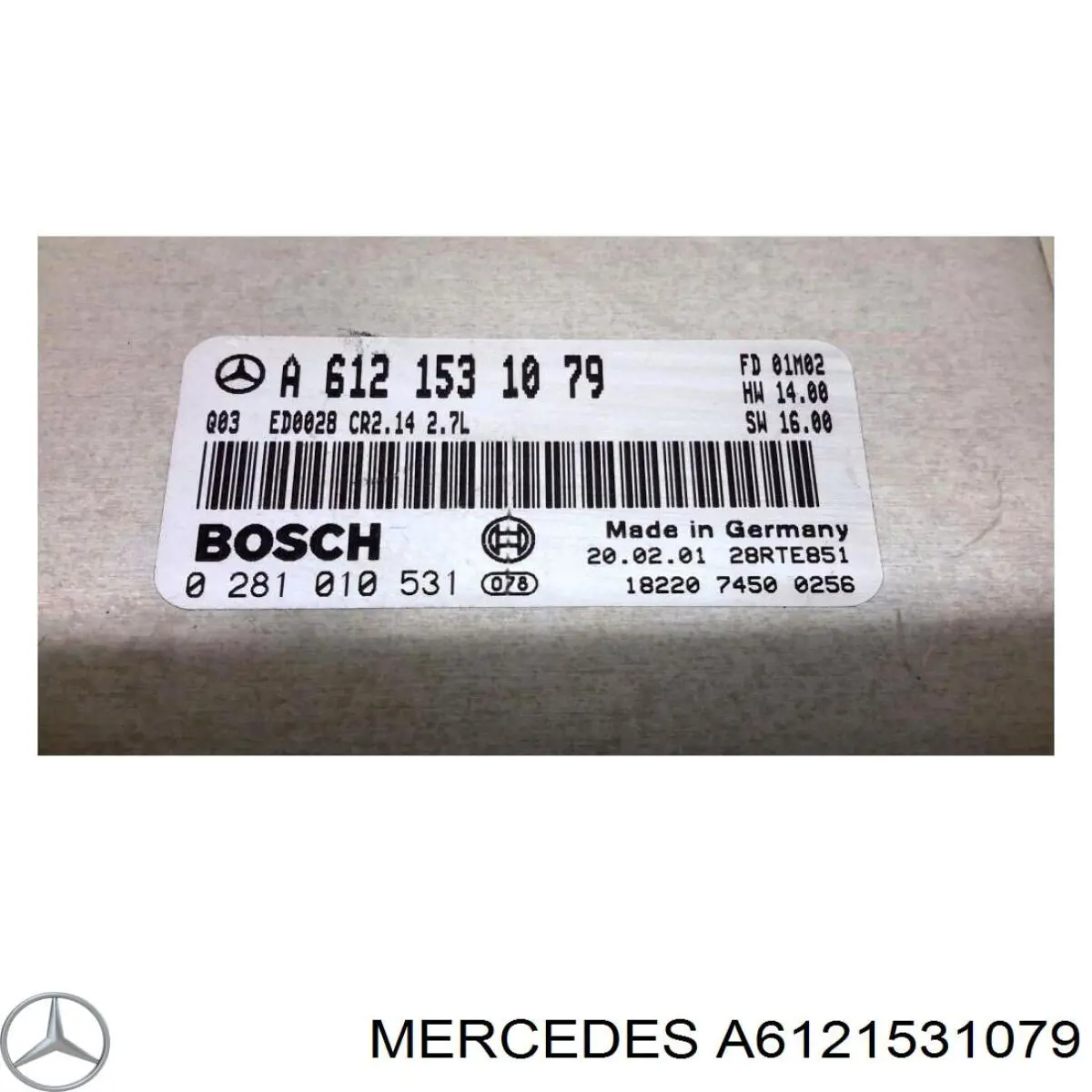 Módulo de direção (Centralina eletrônica) de motor Mercedes A6121531079 preço, a partir de 180,47 USD