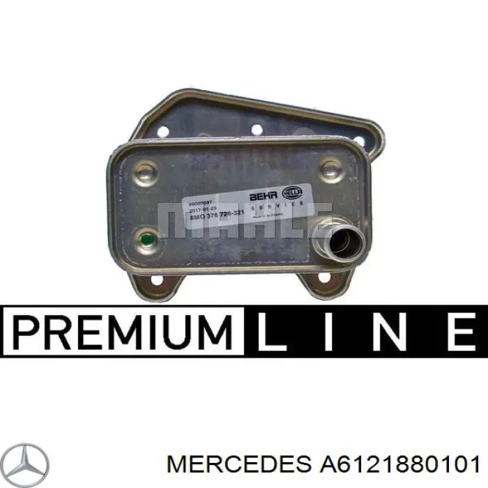 A6121880101 Mercedes Radiador de óleo