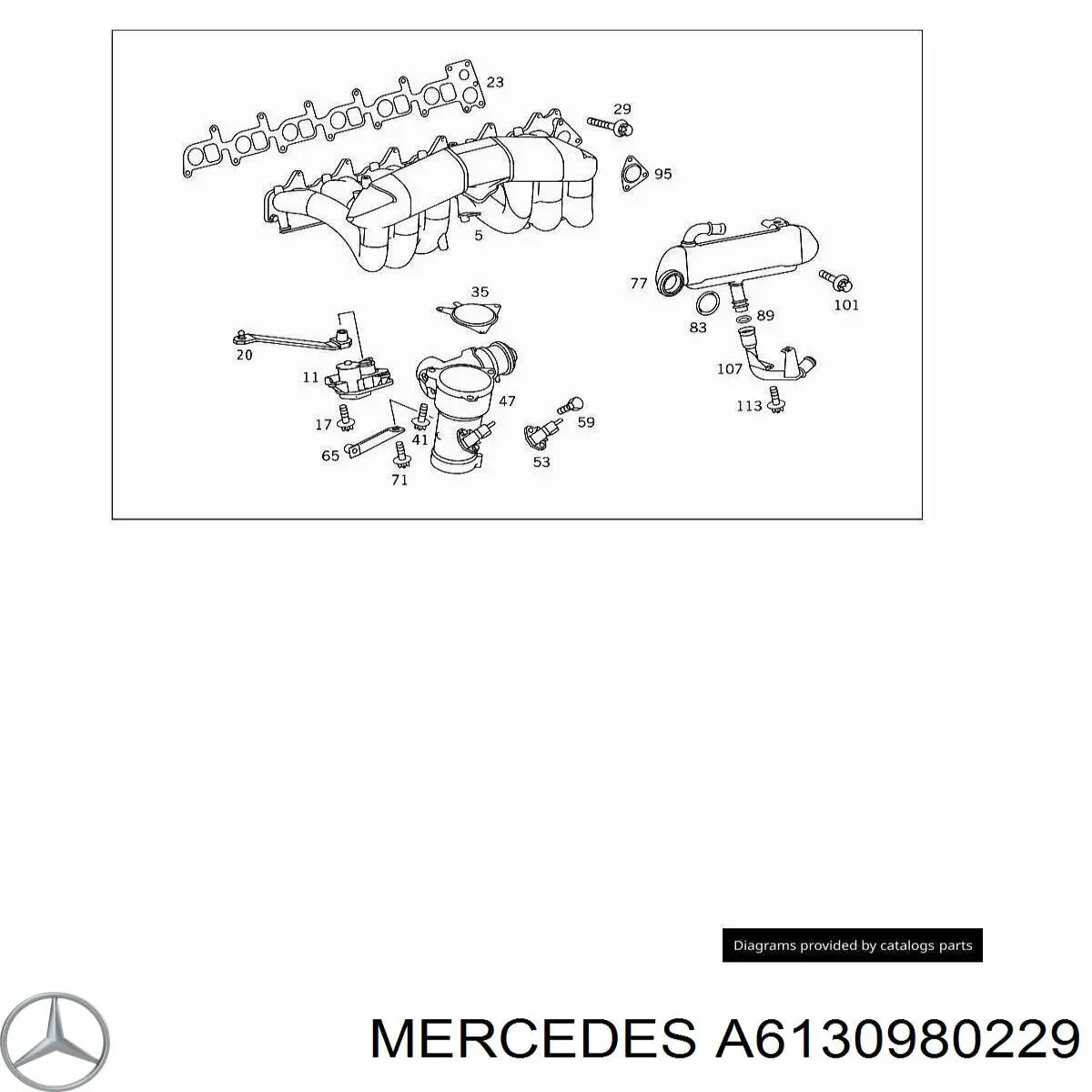 A6130980229 Mercedes 