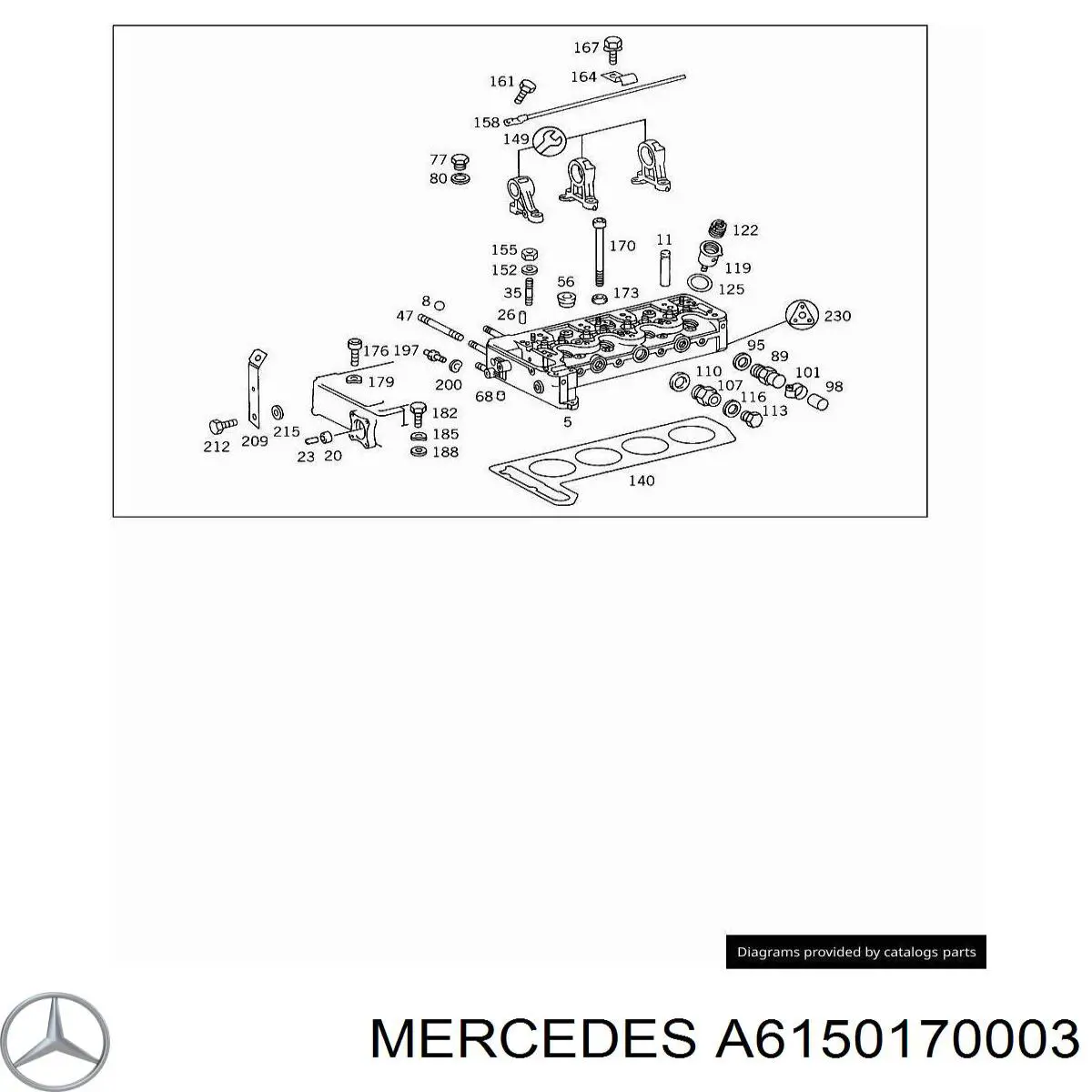A6150170003 Mercedes 