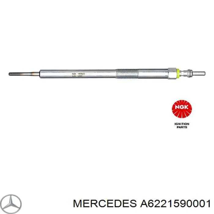 A6221590001 Mercedes Vela de incandescência