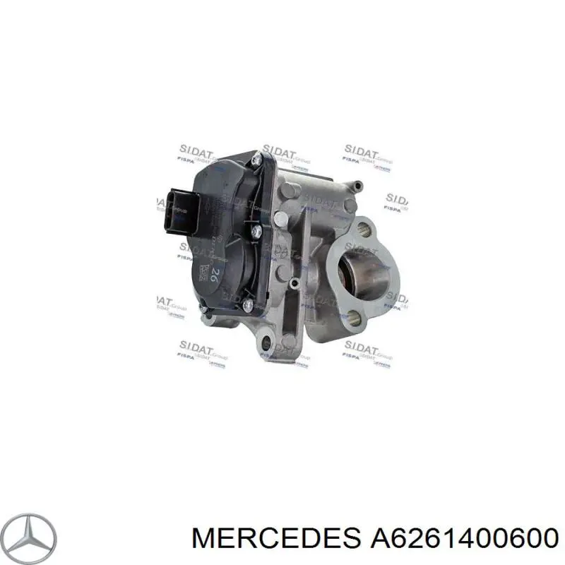 A6261400600 Mercedes Válvula EGR de recirculação dos gases