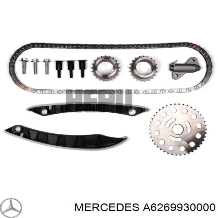 A6269930000 Mercedes Cadeia do mecanismo de distribuição de gás, kit
