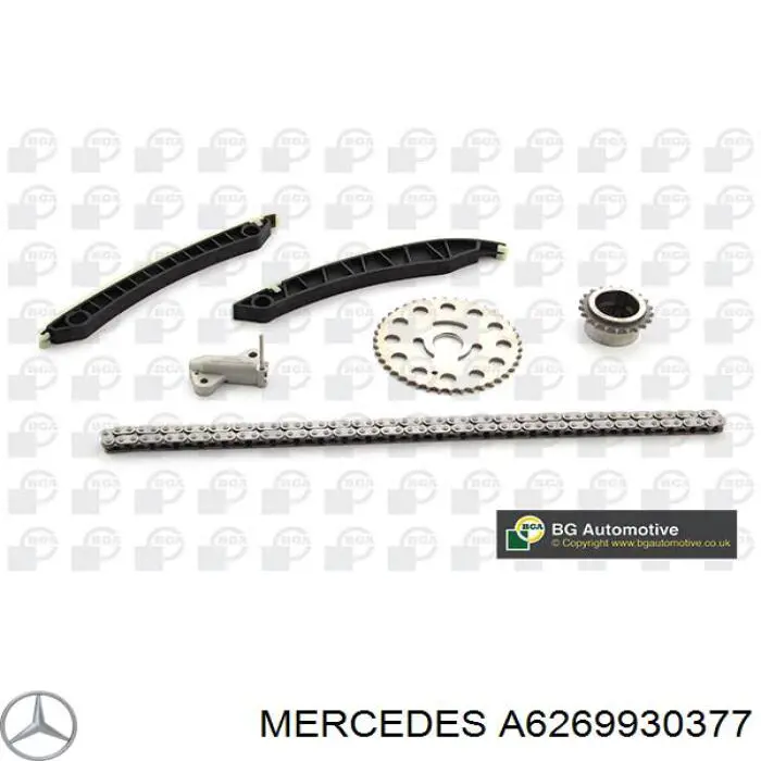A6269930377 Mercedes Cadeia do mecanismo de distribuição de gás, kit
