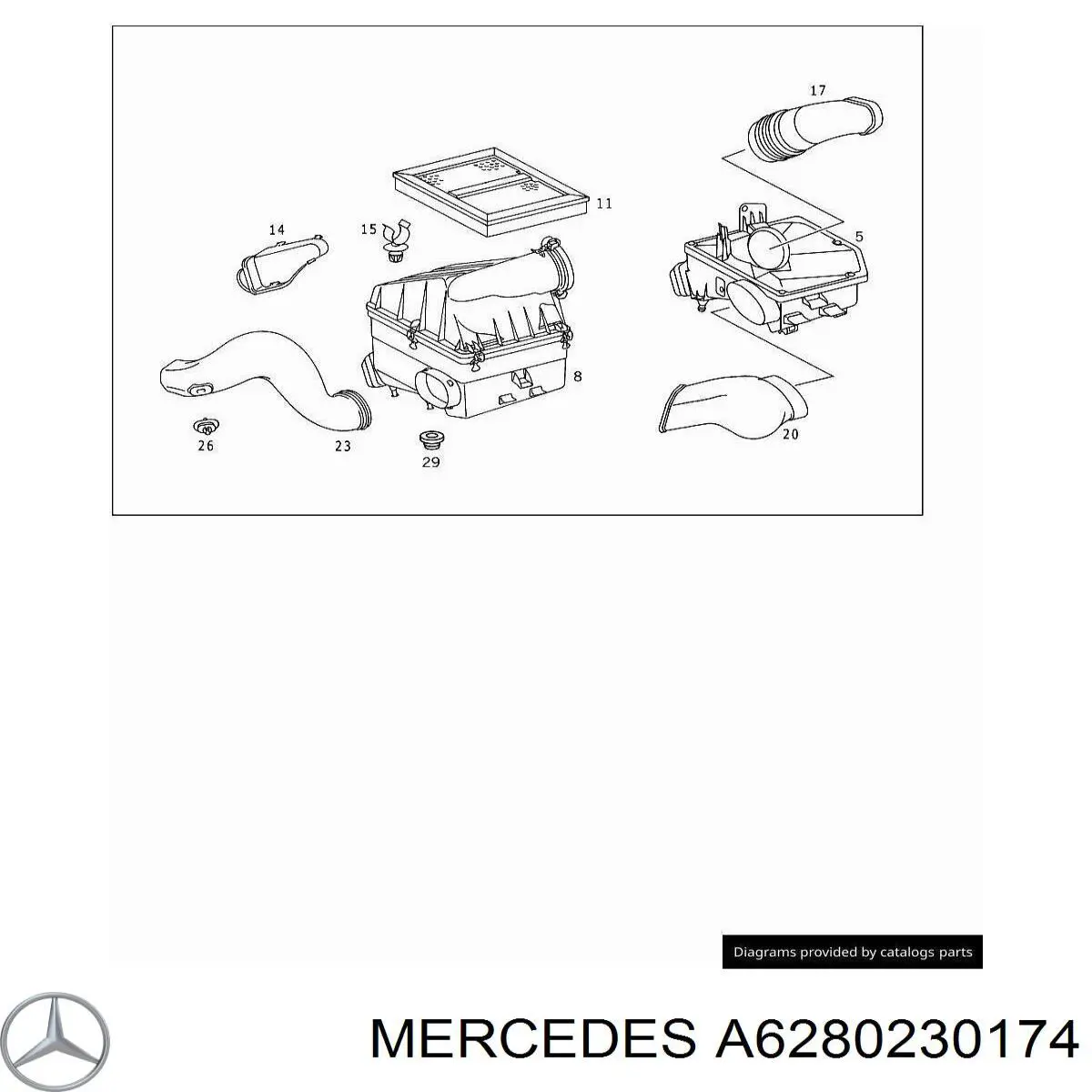 6280230174 Mercedes 