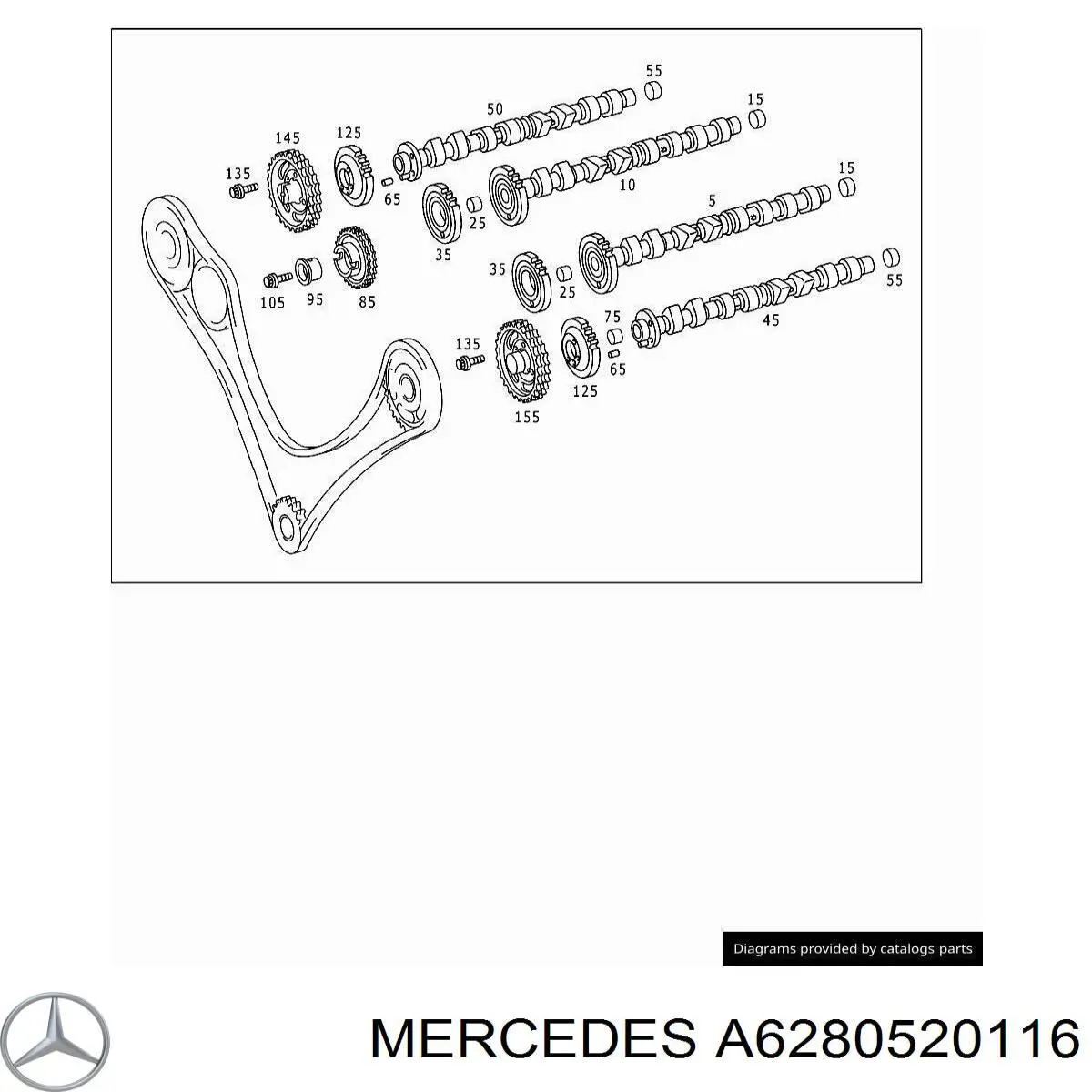 Compre A6280520116 Mercedes 