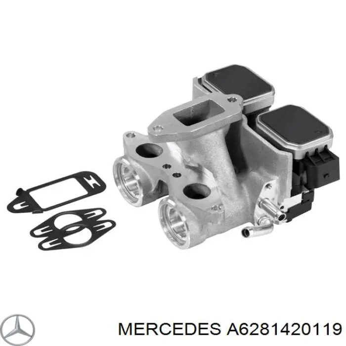 Compre A6281420119 Mercedes Válvula EGR de recirculação dos gases