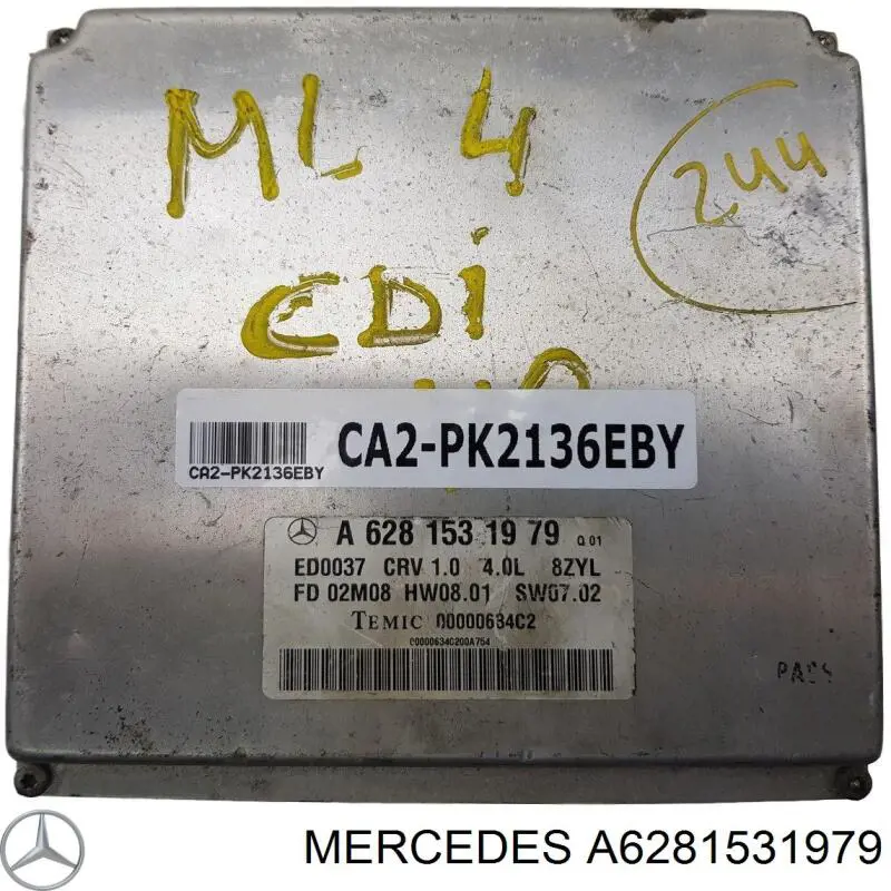 A6281531979 Mercedes Módulo de direção (Centralina eletrônica) de motor