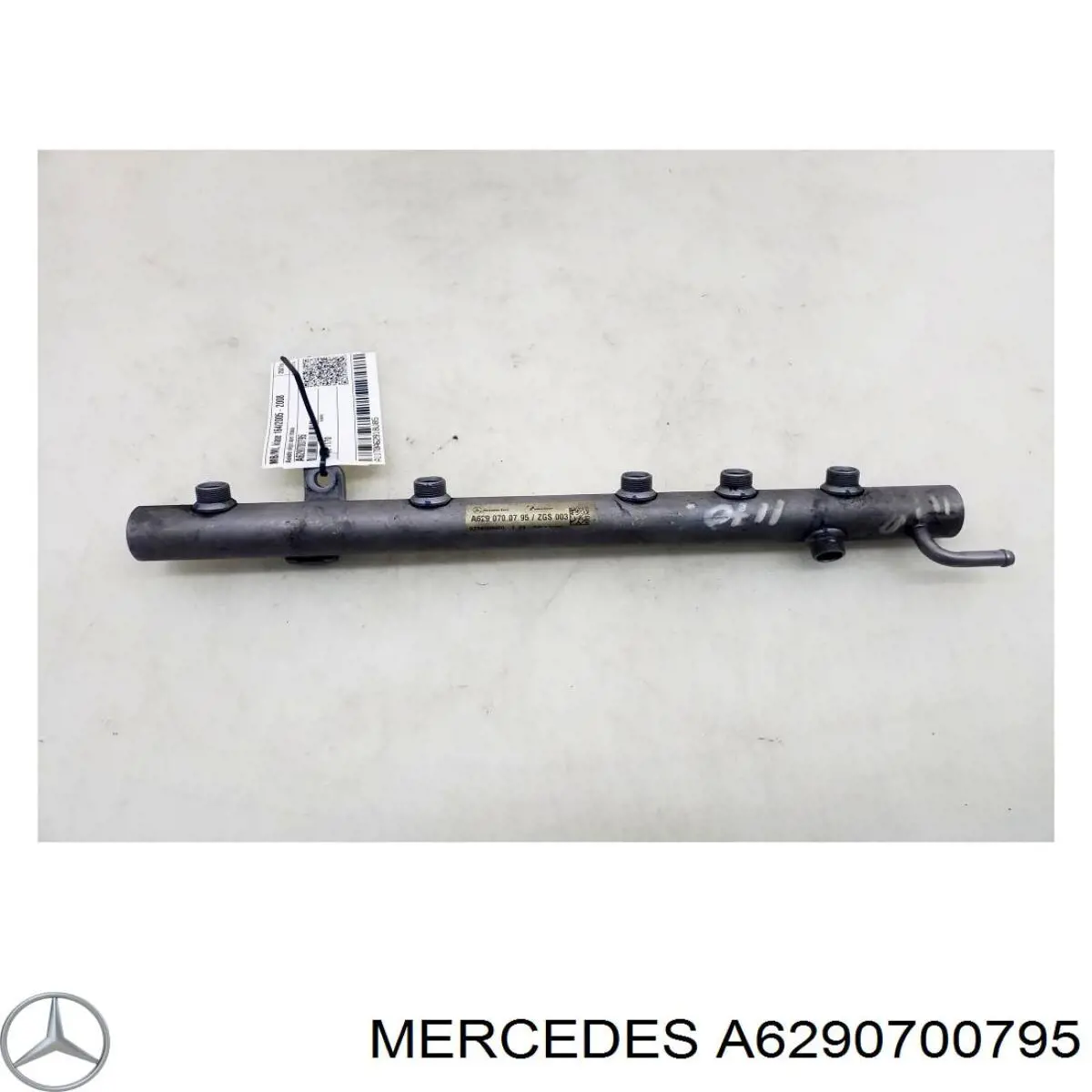 A6290700795 Mercedes Distribuidor de combustível (rampa) esquerdo