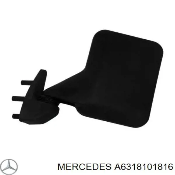 Espelho de retrovisão esquerdo Mercedes 100  631