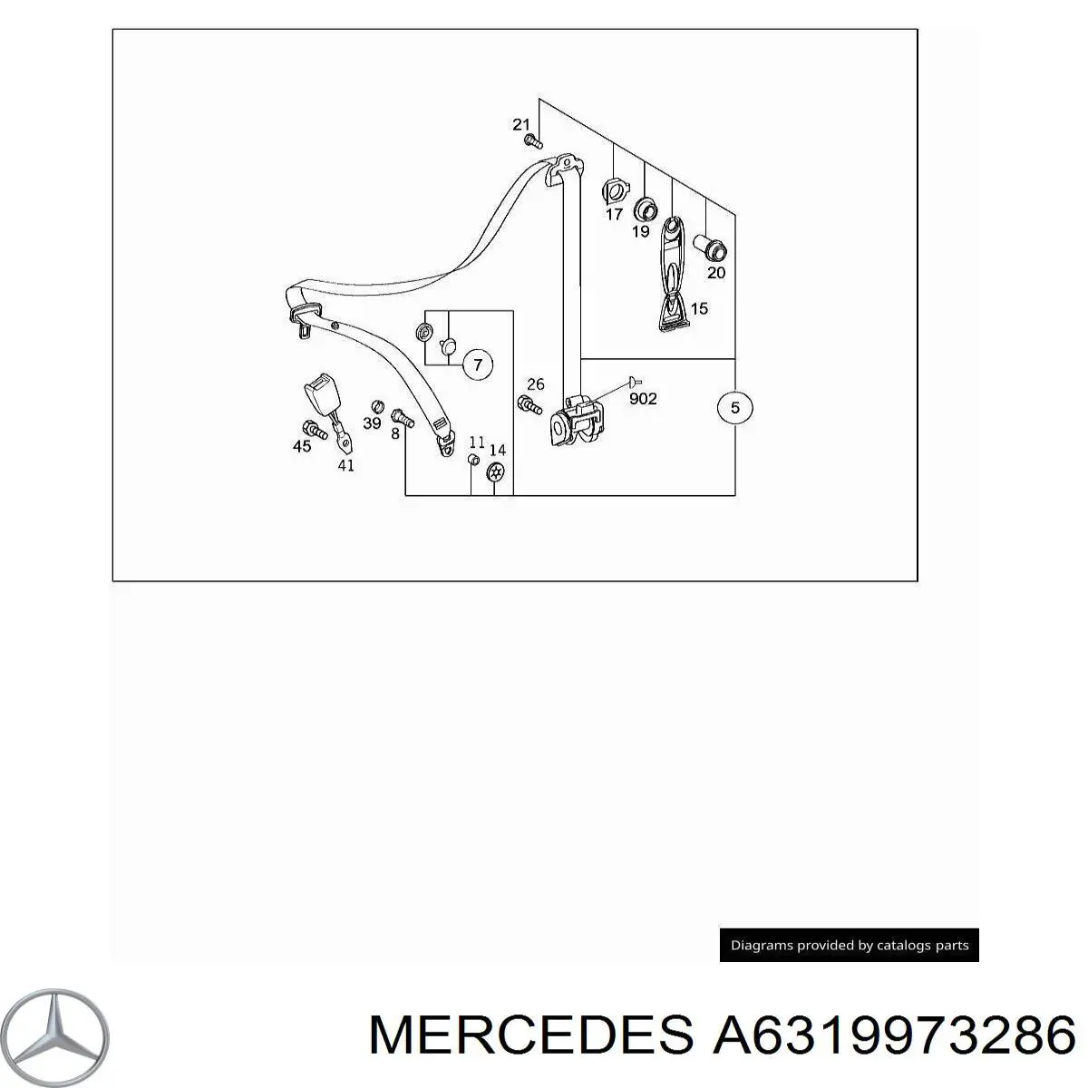  Mercedes A6319973286 preço, a partir de 5,48 USD