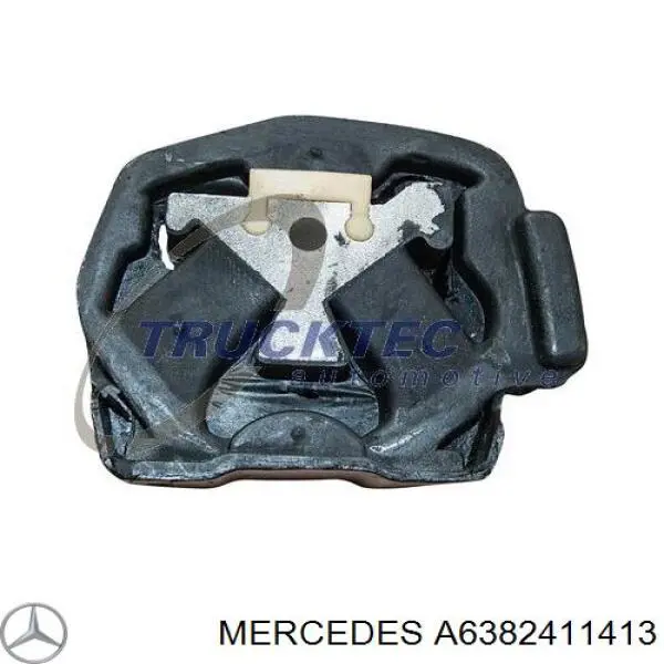 A6382411413 Mercedes Coxim (suporte) traseiro de motor