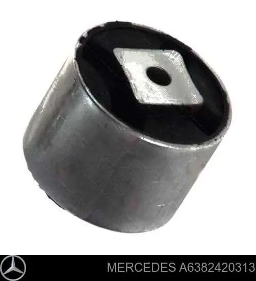 A6382420313 Mercedes Coxim (suporte) traseiro de motor (bloco silencioso)