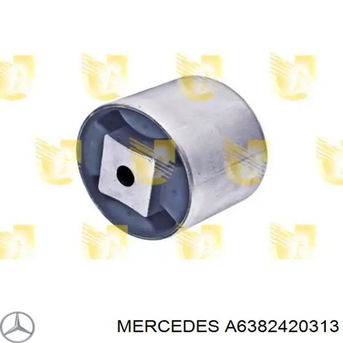 Coxim (suporte) traseiro de motor (bloco silencioso) Mercedes A6382420313 preço, a partir de 20,20 USD