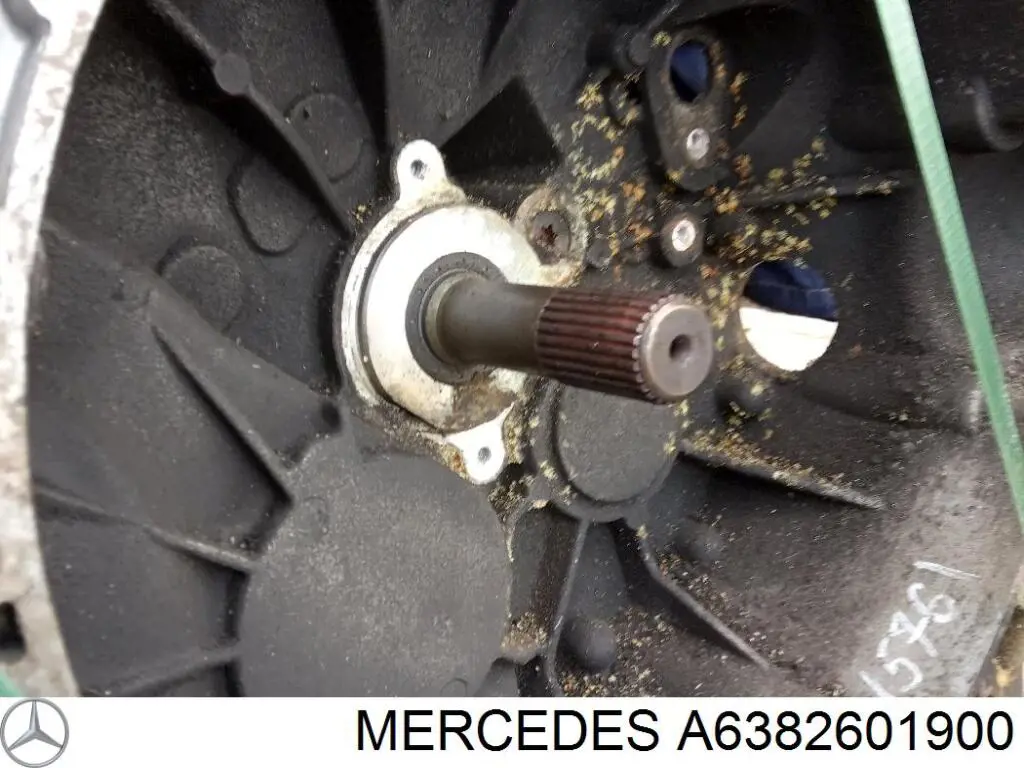 A6382601900 Mercedes Caixa de Mudança montada (caixa mecânica de velocidades)