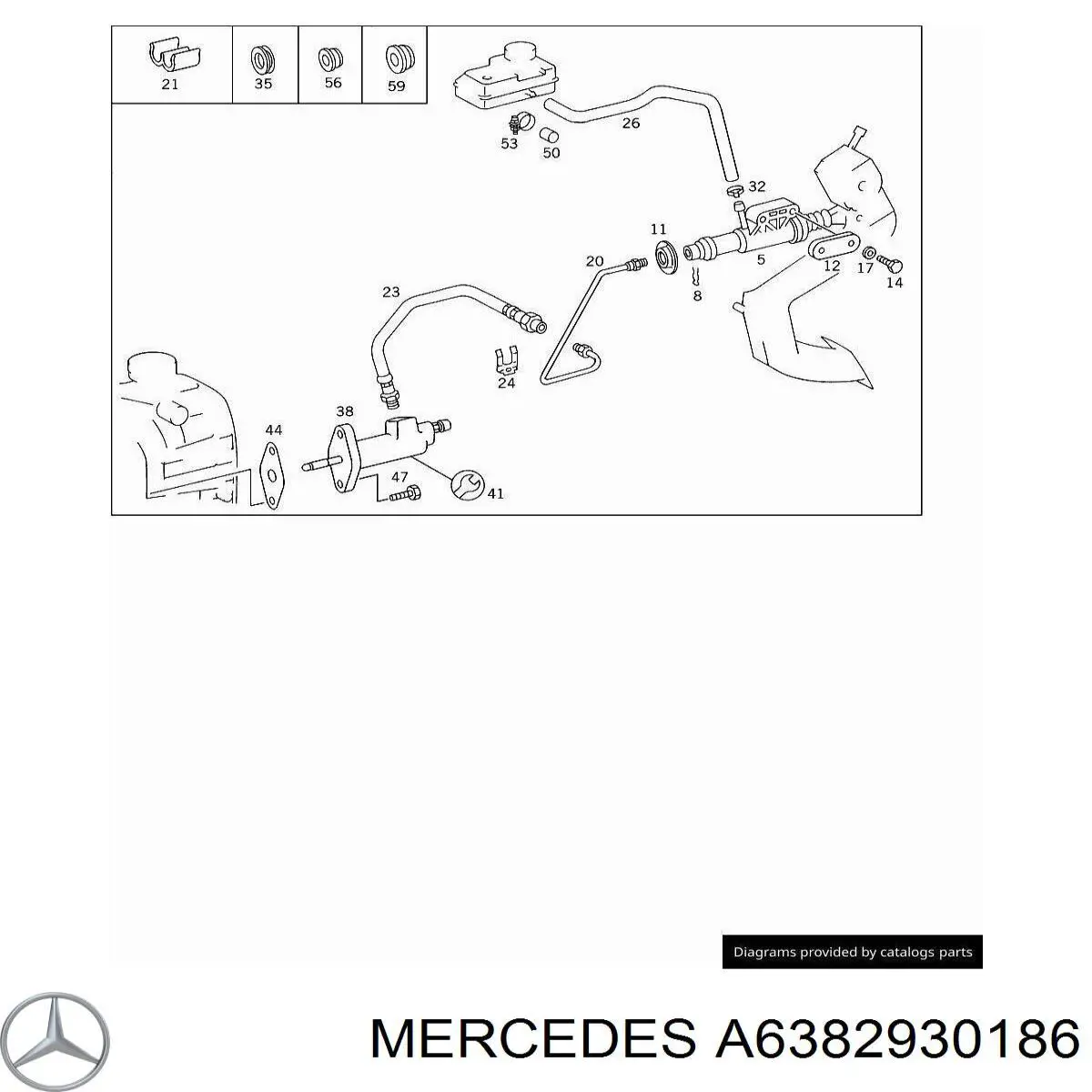 Mercedes A6382930186 preço, a partir de 14,28 USD