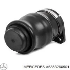 Coxim pneumático (suspensão de lâminas pneumática) do eixo traseiro Mercedes A6383280501 preço, a partir de 165,96 USD