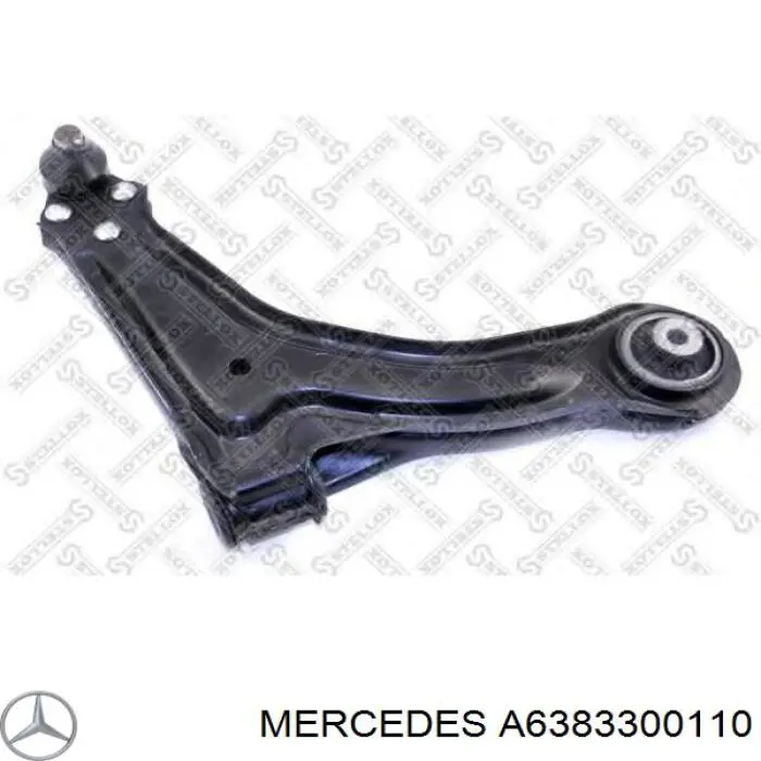 Compre A6383300110 Mercedes Braço oscilante inferior direito de suspensão dianteira