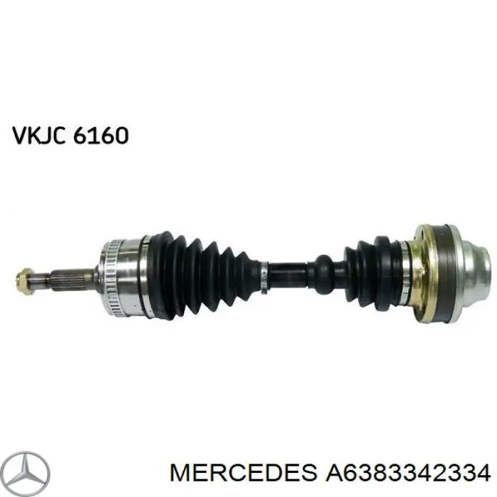 A6383342334 Mercedes Semieixo (acionador) dianteiro