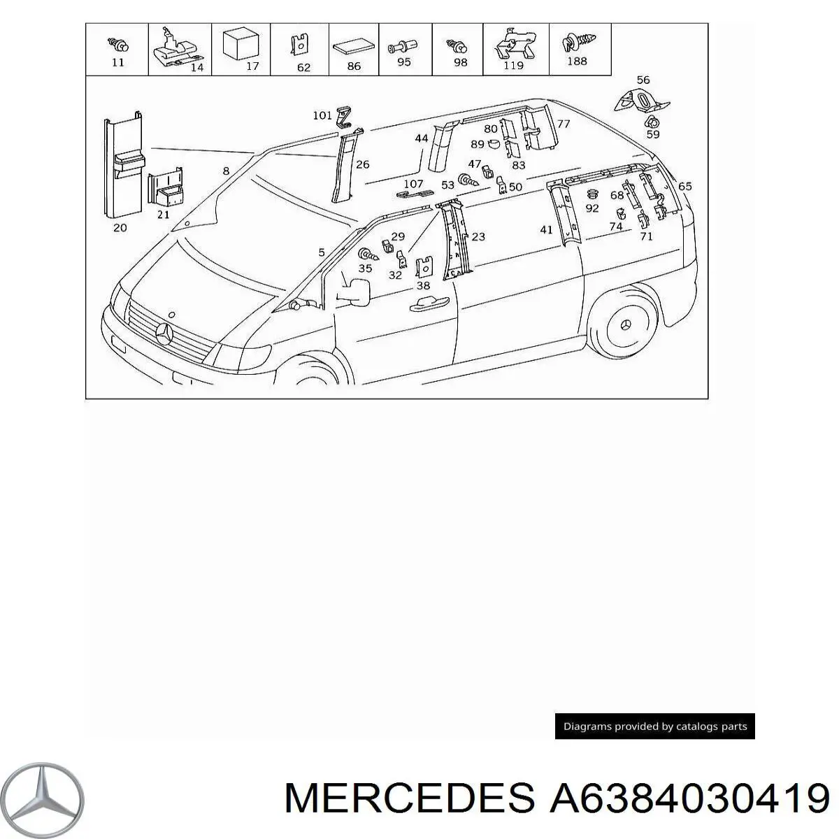 A6384030419 Mercedes 
