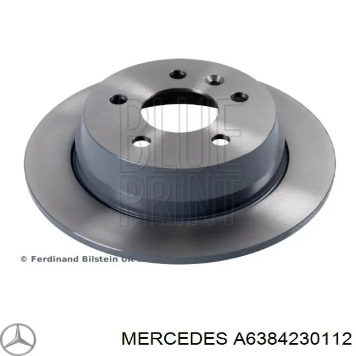 Compre A6384230112 Mercedes Disco do freio traseiro