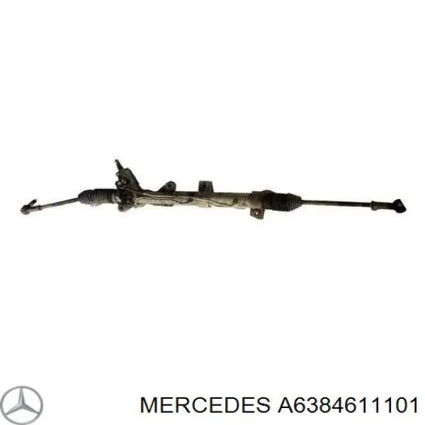 A6384611101 Mercedes Cremalheira da direção