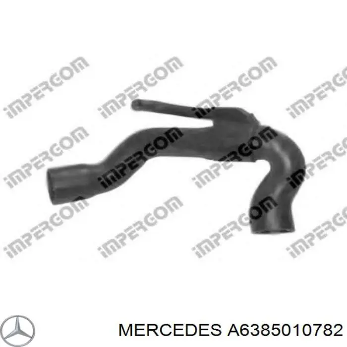A6385010782 Mercedes Mangueira (cano derivado) do radiador de esfriamento superior