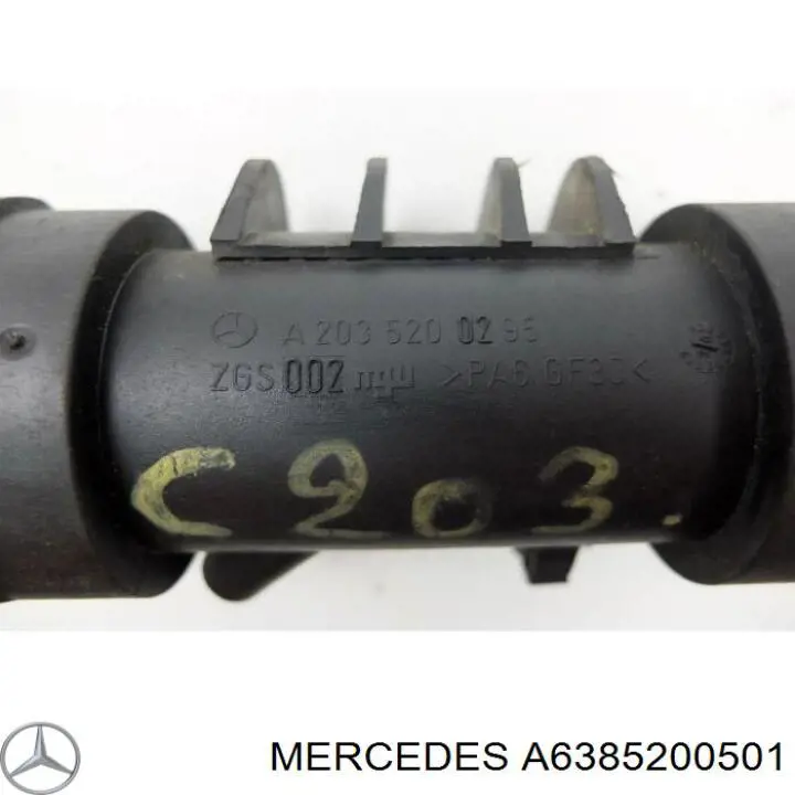 A6385200501 Mercedes Mangueira (cano derivado) de intercooler