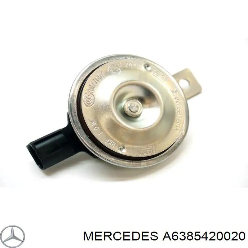 A6385420020 Mercedes Sinal sonoro (cláxon)