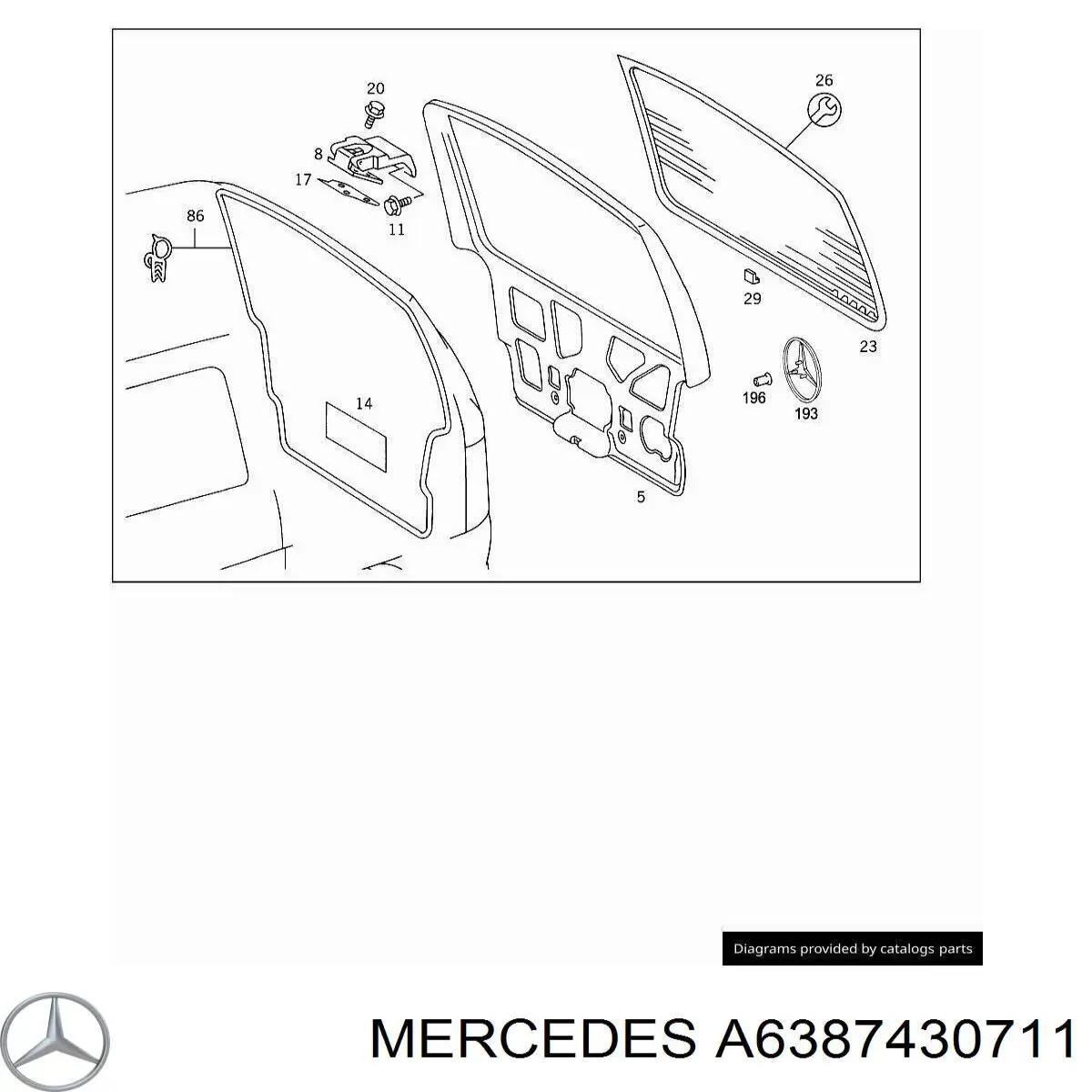 A6387430711 Mercedes 
