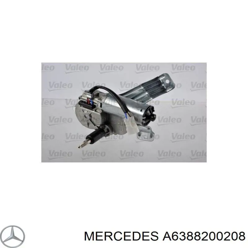 Motor de limpador pára-brisas de vidro traseiro Mercedes A6388200208 preço, a partir de 268,09 USD