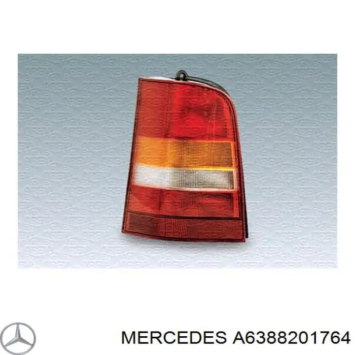 A6388201764 Mercedes Lanterna traseira direita