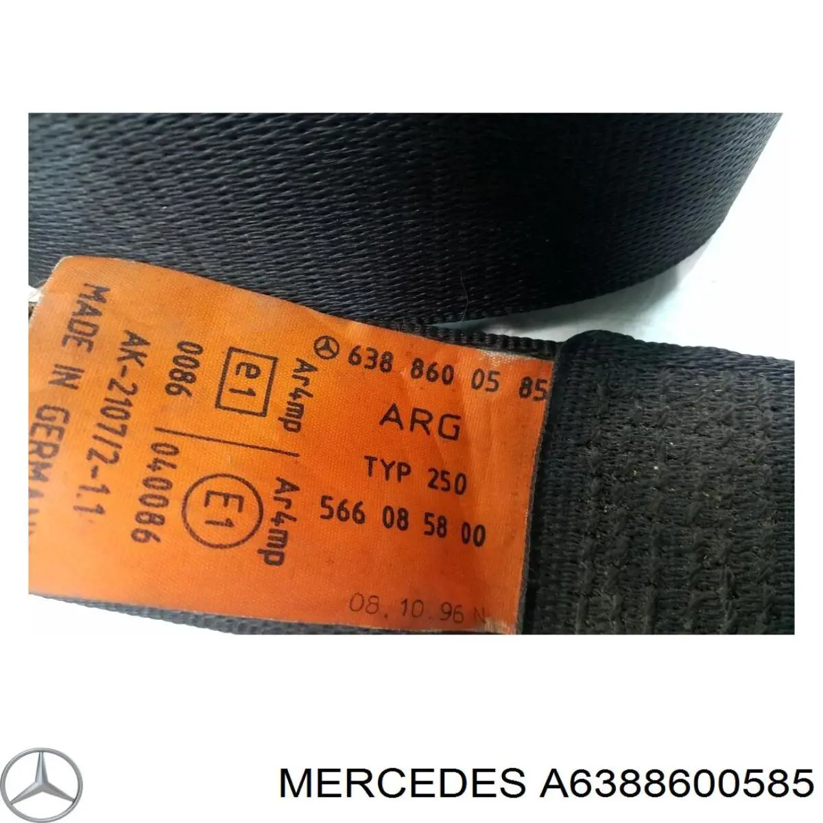 Compre 6388600585 Mercedes Correia de segurança dianteira direita