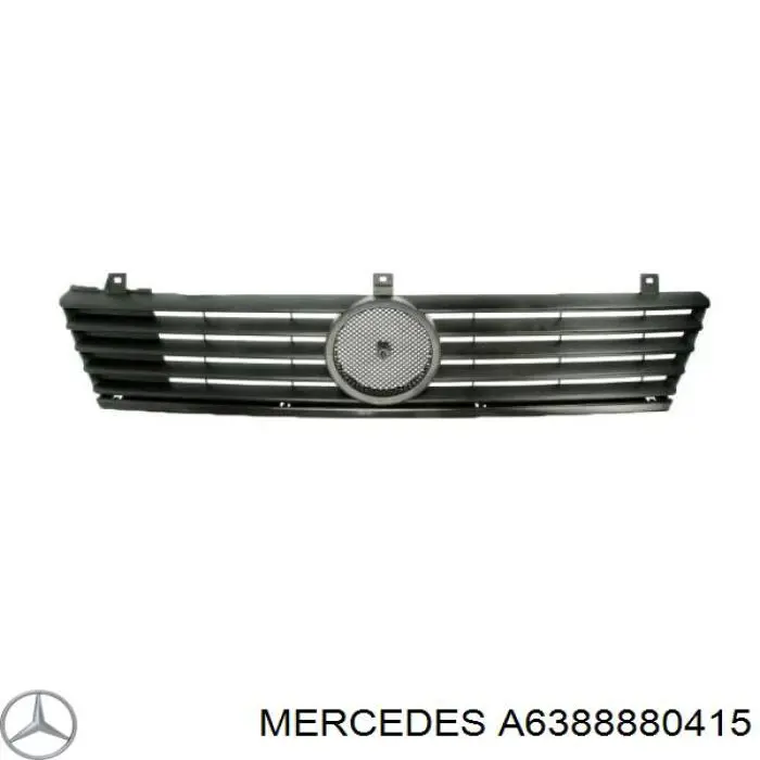 A6388880415 Mercedes Grelha do radiador
