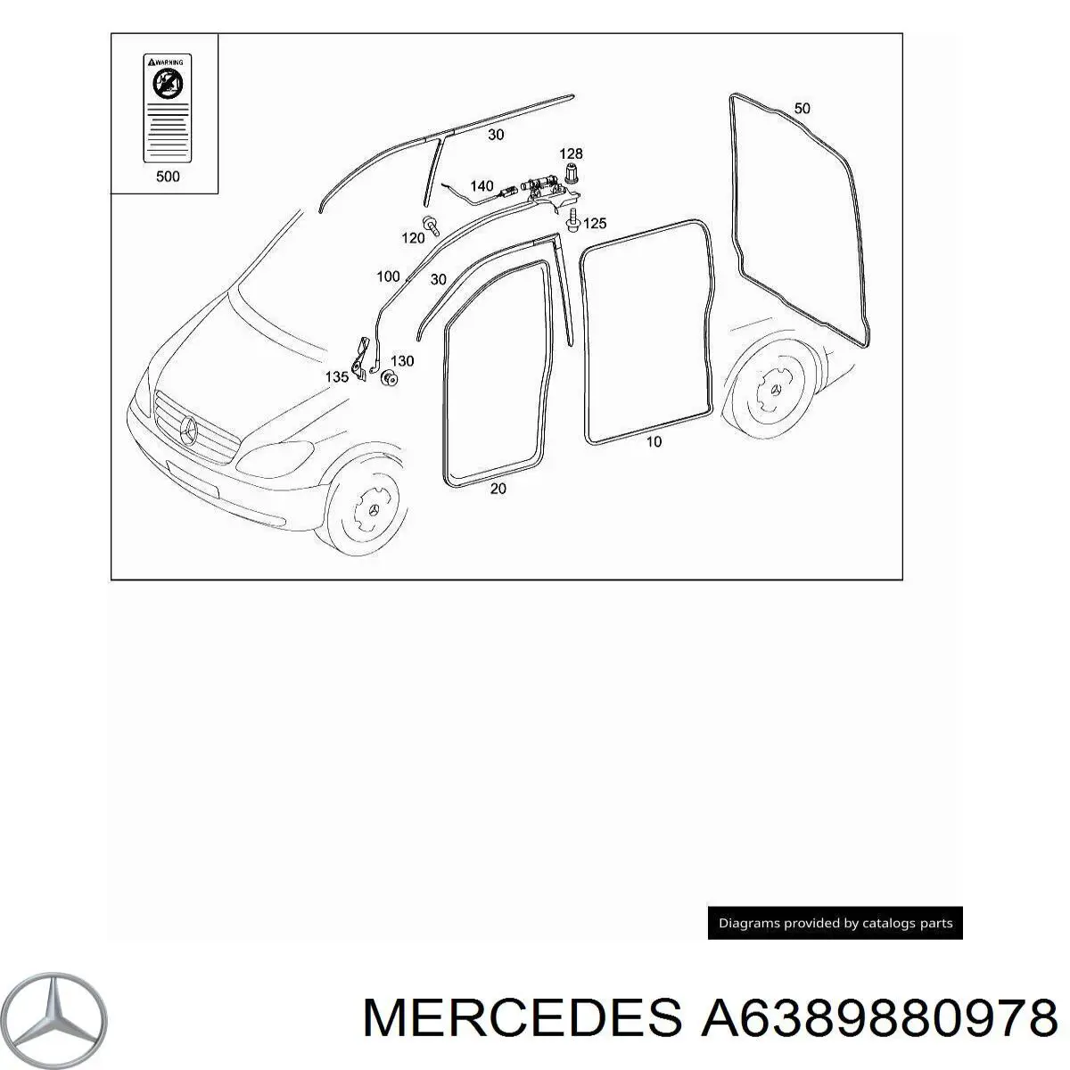Compre 0019915971 Mercedes Cápsula (prendedor) de fixação de revestimento da porta