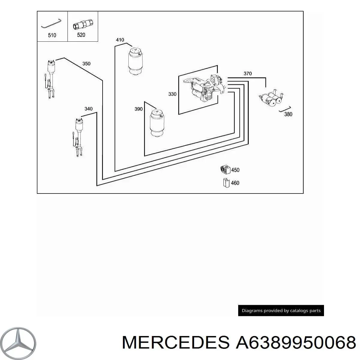 Braçadeira de tubo do freio Mercedes A6389950068 preço, a partir de 8,58 USD