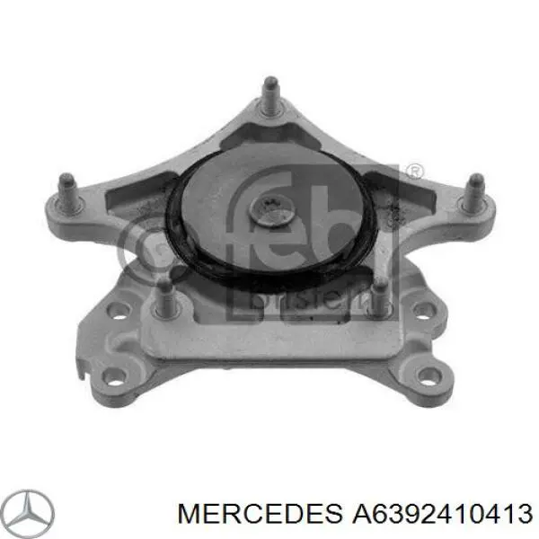 A6392410413 Mercedes Coxim (suporte) dianteiro de motor