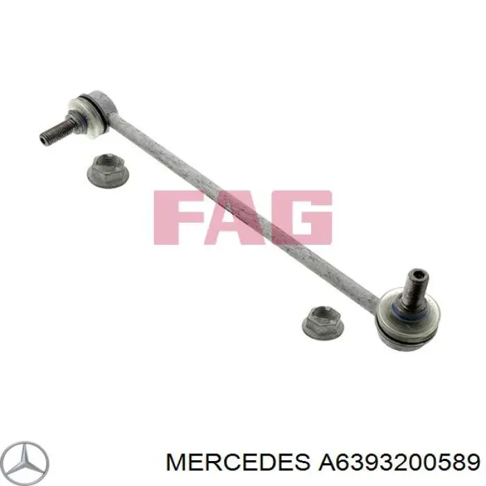 A6393200589 Mercedes Montante direito de estabilizador dianteiro
