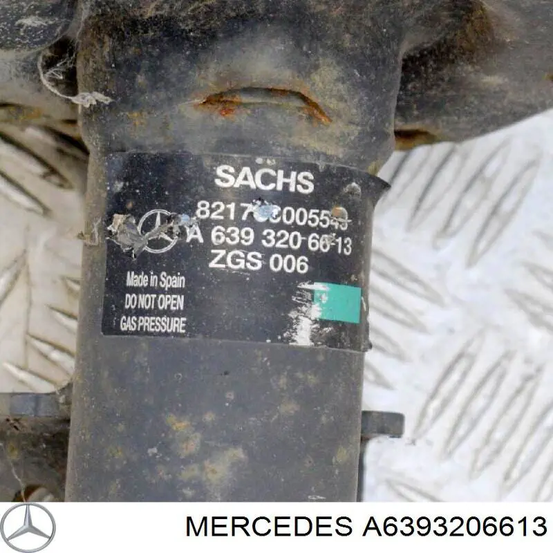 A6393206613 Mercedes Amortecedor dianteiro