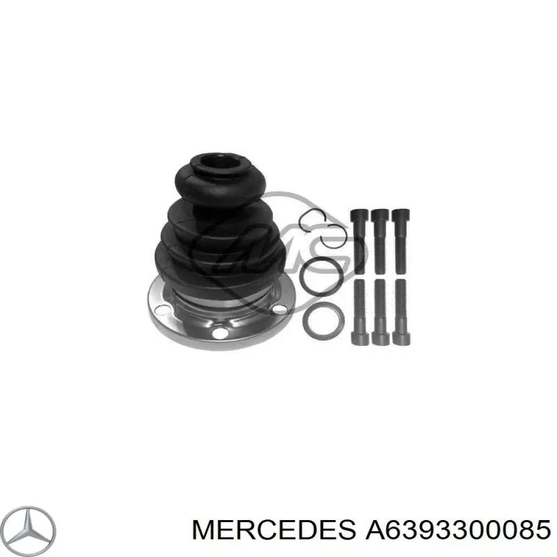A6393300085 Mercedes Bota de proteção externa de junta homocinética do semieixo dianteiro