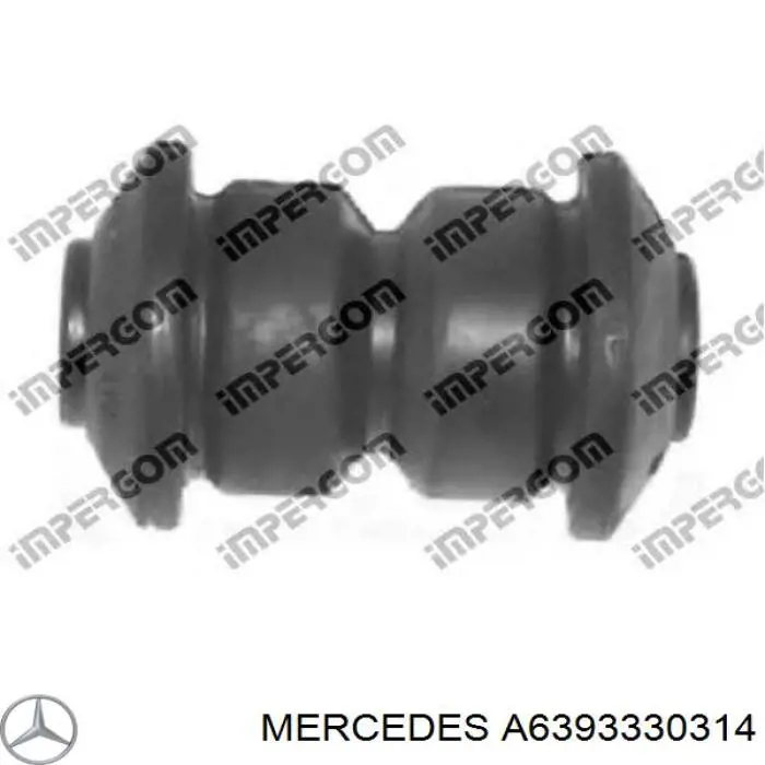 Bloco silencioso dianteiro do braço oscilante inferior Mercedes A6393330314 preço, a partir de 11,67 USD