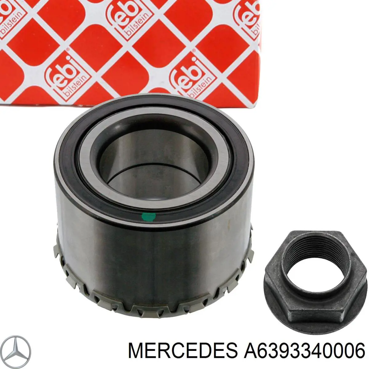 A6393340006 Mercedes Rolamento de cubo traseiro