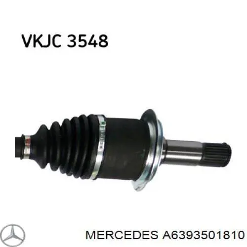 Compre A6393501810 Mercedes Semieixo traseiro