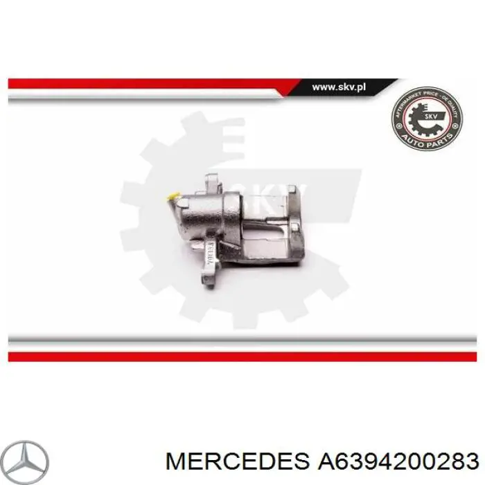 Compre A6394200283 Mercedes Suporte do freio traseiro esquerdo