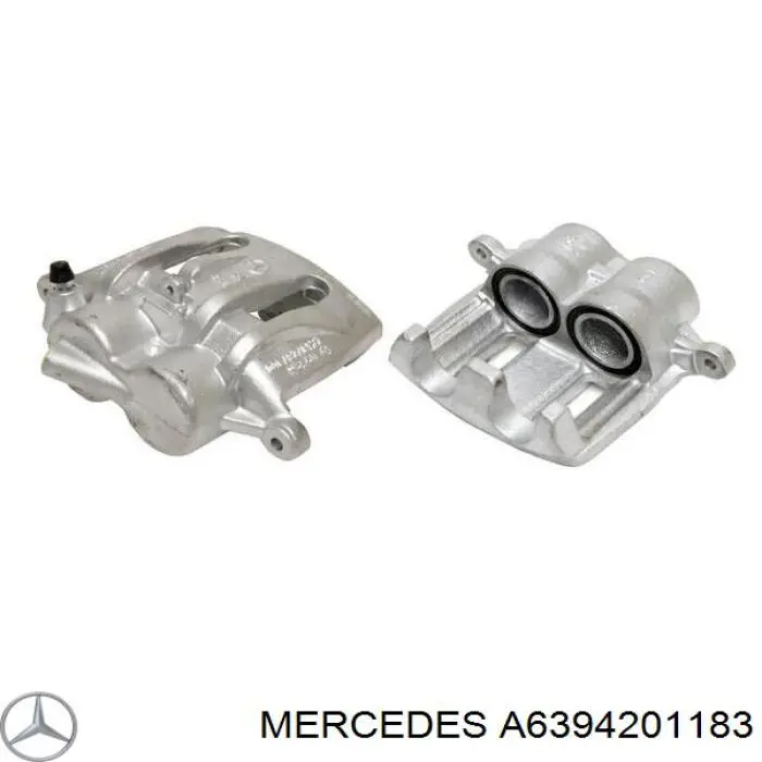 A6394201183 Mercedes Suporte do freio dianteiro direito