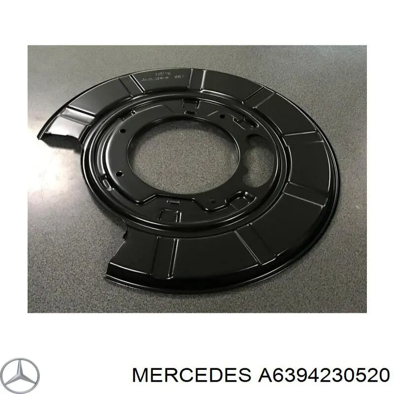 Proteção direita do freio de disco traseiro Mercedes A6394230520 preço, a partir de 34,88 USD