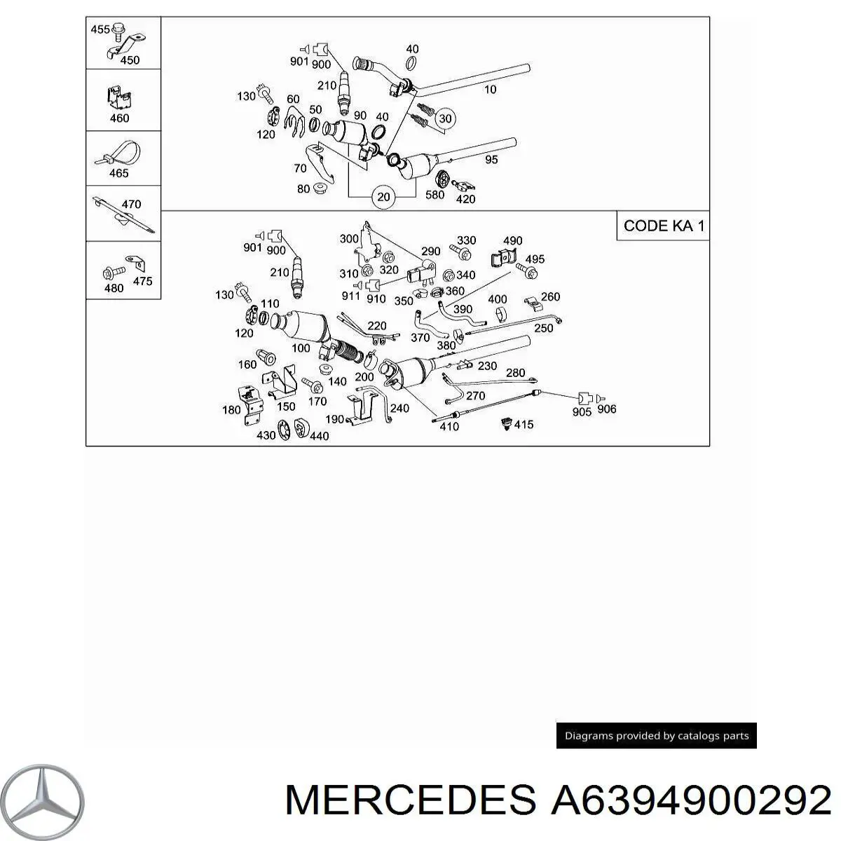 Filtro de partículas do sistema dos gases de escape Mercedes A6394900292 preço, a partir de 294,51 USD