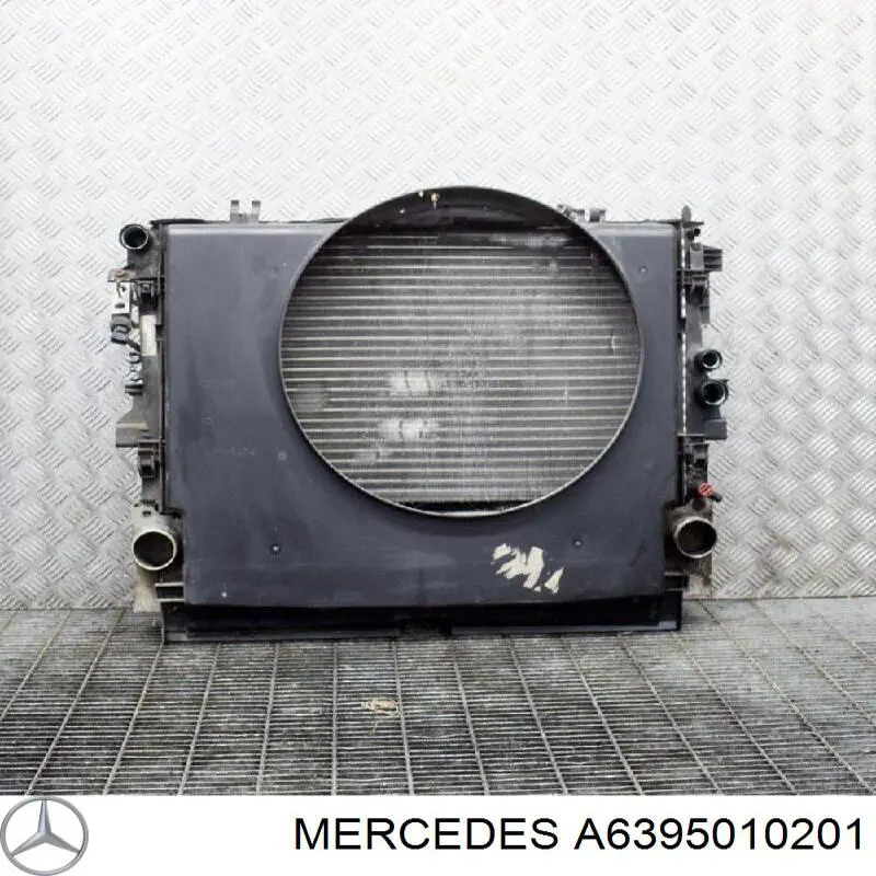 A6395010201 Mercedes Radiador de intercooler