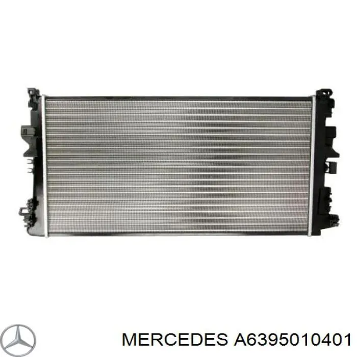 A6395010401 Mercedes Radiador de esfriamento de motor